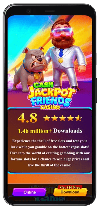 Cash Jackpot Friends Casino Android App on Phone